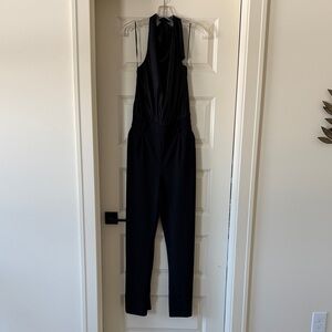 Express Black Halter Jumpsuit